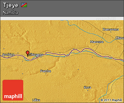 Physical 3D Map of Tjeye