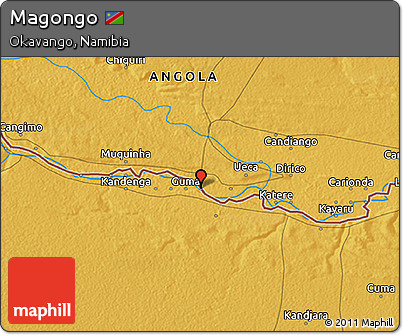 Physical 3D Map of Magongo