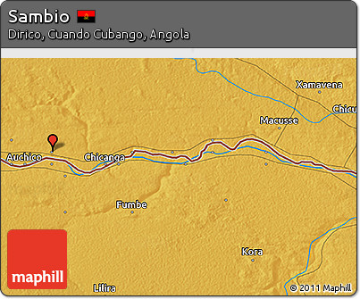 Physical 3D Map of Sambio