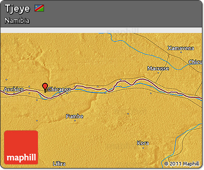 Physical 3D Map of Tjeye