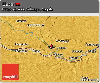 Physical 3D Map of Ueca