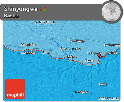 Political 3D Map of Shinyungwe