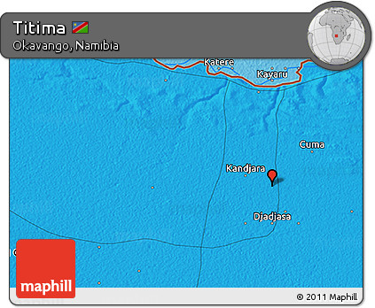 Political 3D Map of Titima