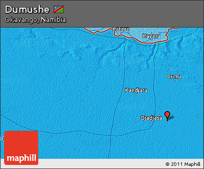 Political 3D Map of Dumushe