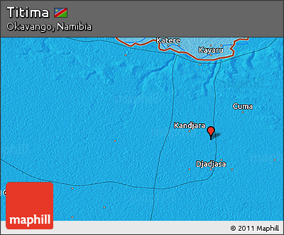 Political 3D Map of Titima
