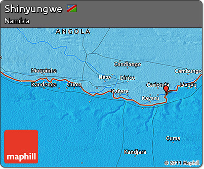 Political 3D Map of Shinyungwe