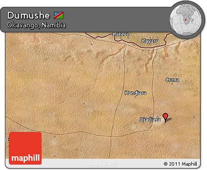 Satellite 3D Map of Dumushe