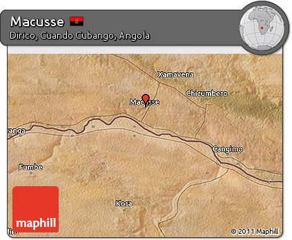 Satellite 3D Map of Macusse