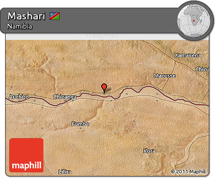 Satellite 3D Map of Mashari