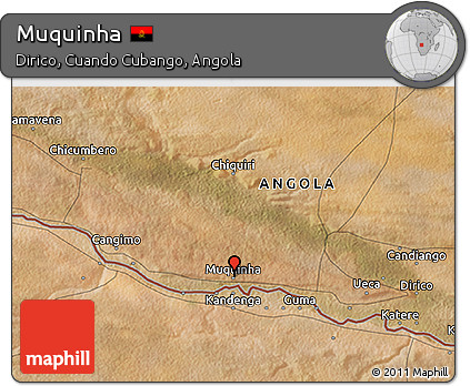 Satellite 3D Map of Muquinha