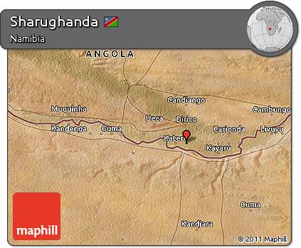 Satellite 3D Map of Sharughanda