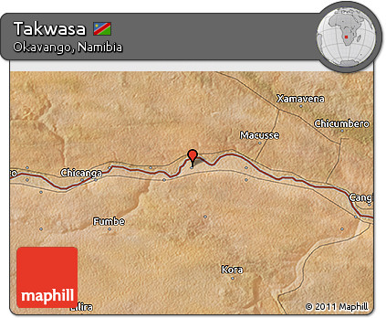 Satellite 3D Map of Takwasa