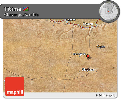 Satellite 3D Map of Titima