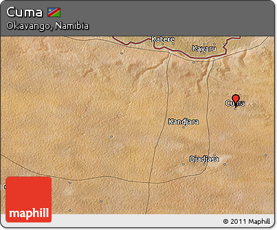 Satellite 3D Map of Cuma