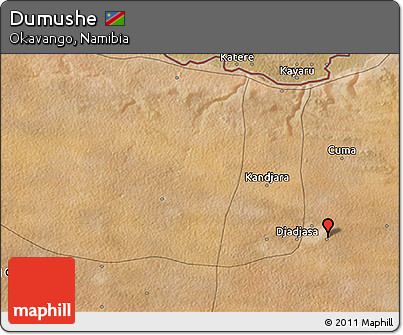 Satellite 3D Map of Dumushe
