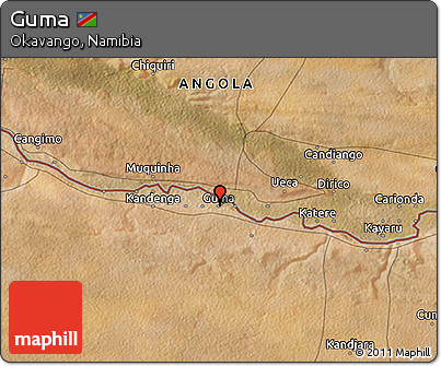 Satellite 3D Map of Guma