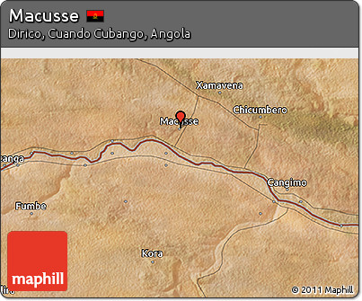 Satellite 3D Map of Macusse