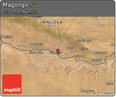 Satellite 3D Map of Magongo