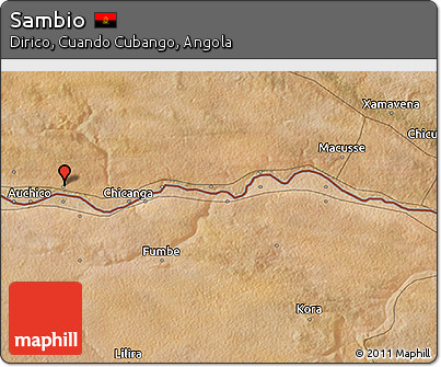 Satellite 3D Map of Sambio