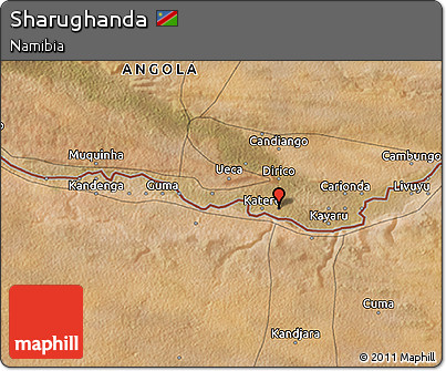 Satellite 3D Map of Sharughanda