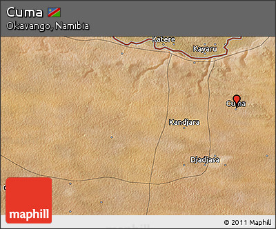 Satellite 3D Map of Cuma