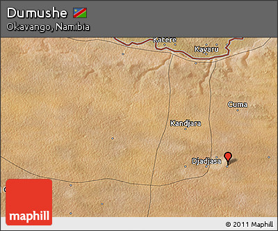 Satellite 3D Map of Dumushe