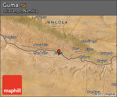 Satellite 3D Map of Guma