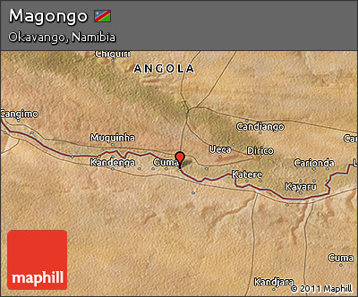Satellite 3D Map of Magongo