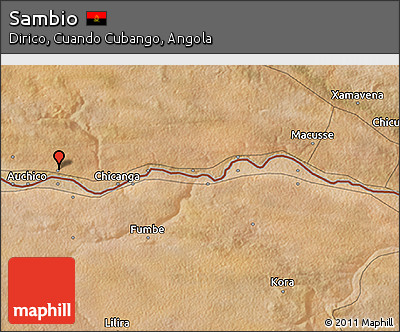 Satellite 3D Map of Sambio