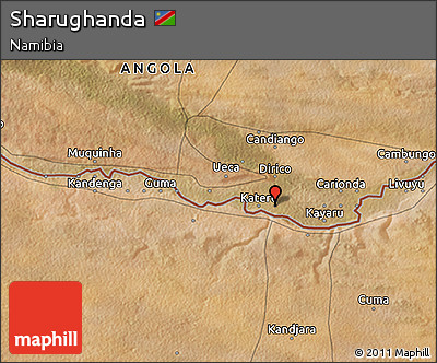 Satellite 3D Map of Sharughanda