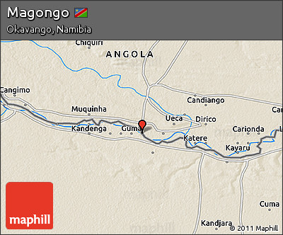 Shaded Relief 3D Map of Magongo