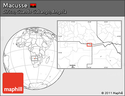Blank Location Map of Macusse
