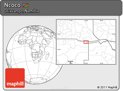 Blank Location Map of Ncoco