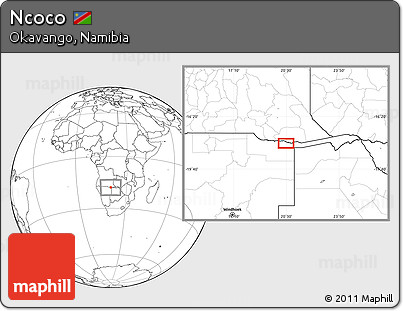 Blank Location Map of Ncoco