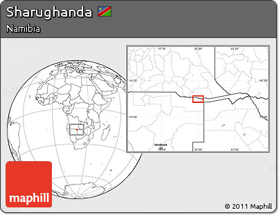 Blank Location Map of Sharughanda