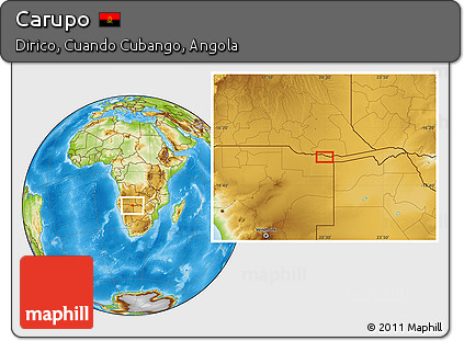 Physical Location Map of Carupo
