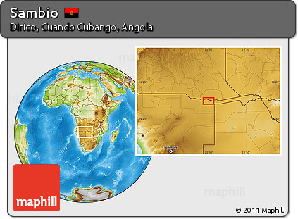Physical Location Map of Sambio
