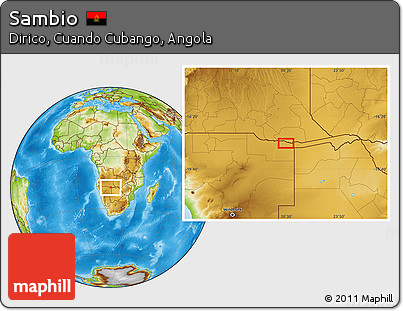 Physical Location Map of Sambio