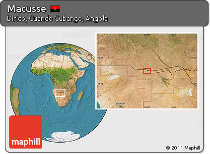 Satellite Location Map of Macusse