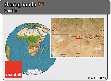 Satellite Location Map of Sharughanda