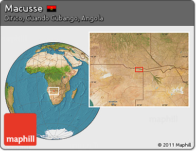 Satellite Location Map of Macusse