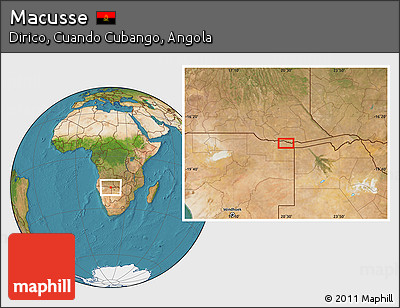Satellite Location Map of Macusse