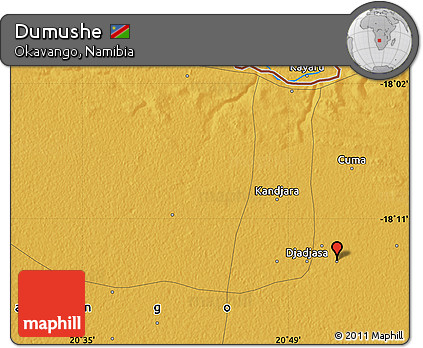 Physical Map of Dumushe