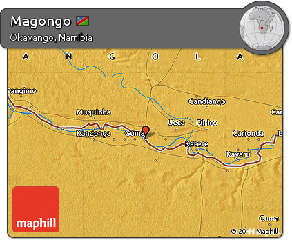 Physical Map of Magongo