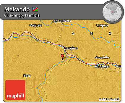 Physical Map of Makando