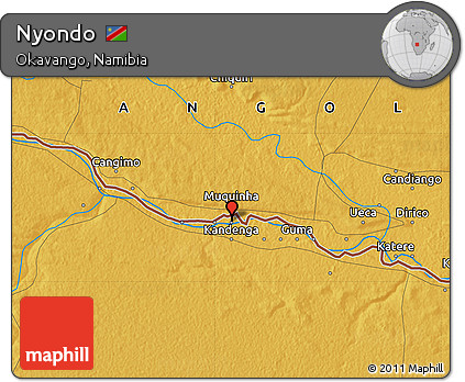 Physical Map of Nyondo
