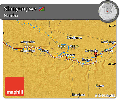 Physical Map of Shinyungwe
