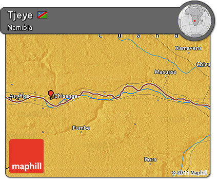Physical Map of Tjeye