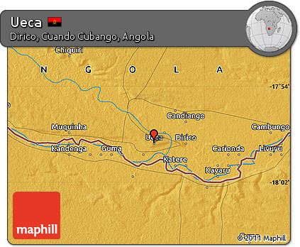 Physical Map of Ueca