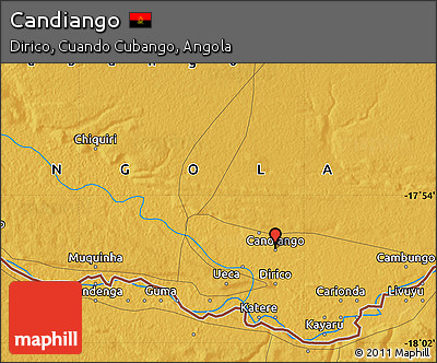 Physical Map of Candiango